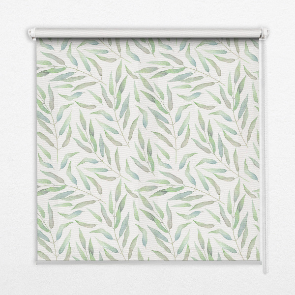 Daylight roller blind Green leaves