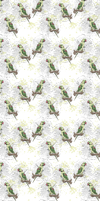 Daylight roller blind Parrots on a branch