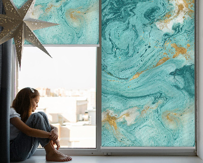 Window blind Turquoise granite