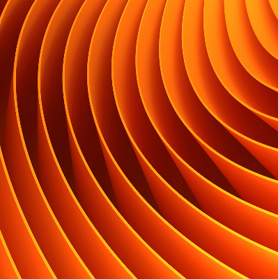 Daylight roller blind Orange abstraction