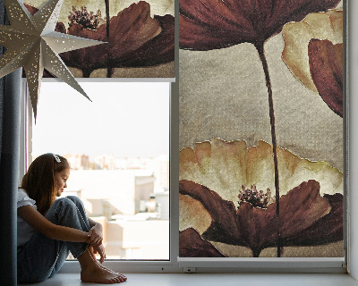 Daylight roller blind Flowers