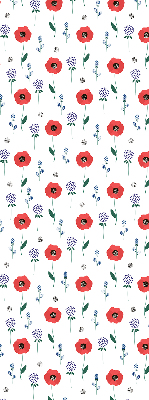 Daylight roller blind Poppy flowers