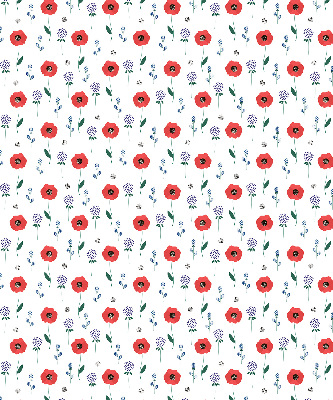 Daylight roller blind Poppy flowers