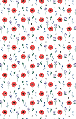 Daylight roller blind Poppy flowers