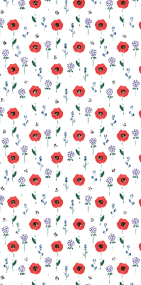 Daylight roller blind Poppy flowers