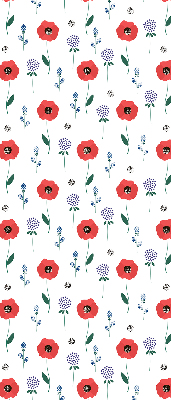 Daylight roller blind Poppy flowers