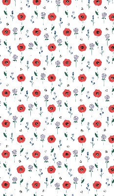 Daylight roller blind Poppy flowers