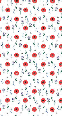 Daylight roller blind Poppy flowers