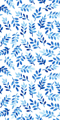 Daylight roller blind Blue leaves