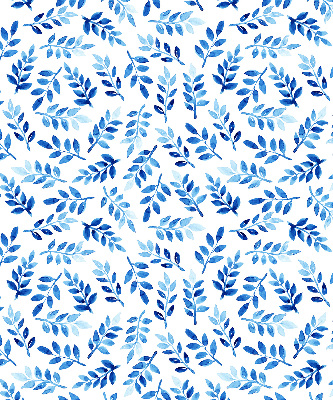 Daylight roller blind Blue leaves