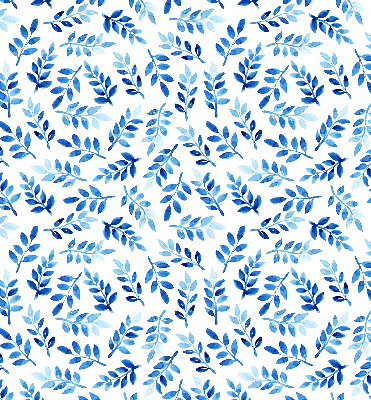 Daylight roller blind Blue leaves