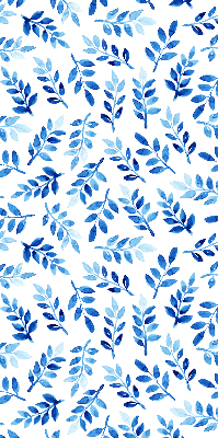 Daylight roller blind Blue leaves