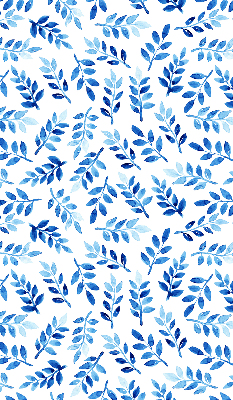 Daylight roller blind Blue leaves