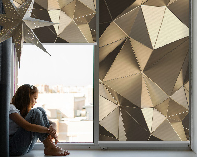 Kitchen roller blind Golden triangles