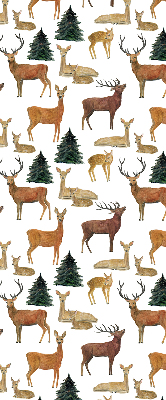 Kitchen roller blind Deer and deer