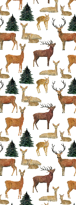 Kitchen roller blind Deer and deer