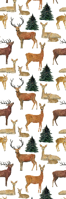 Kitchen roller blind Deer and deer