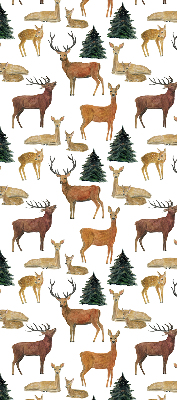 Kitchen roller blind Deer and deer