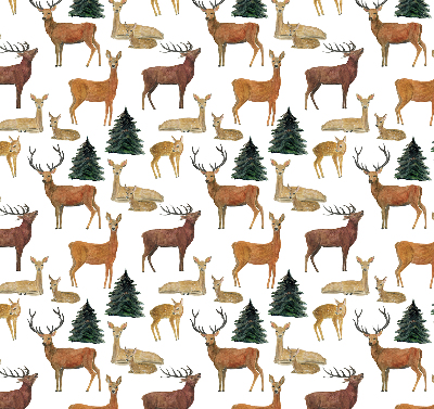 Kitchen roller blind Deer and deer