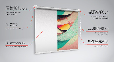 Roller blind for window Abstraction