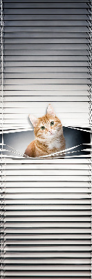 Roller blind for window Red cat