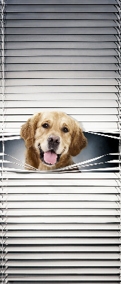 Roller blind for window Golden dog