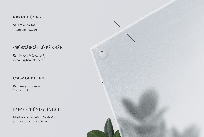 Glass top for coffee table in a rectangular shape with semi‑transparent finish