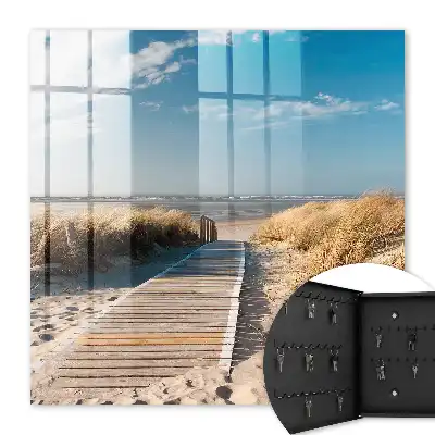 Key cabinet A quiet beach with dunes