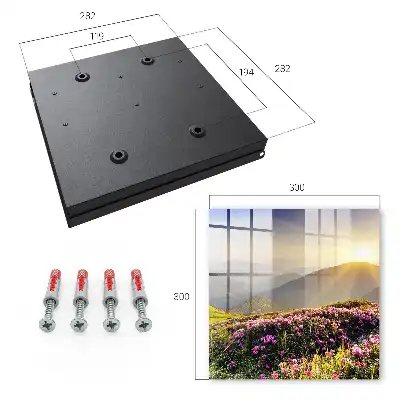 Decorative key box Mountain sunrise