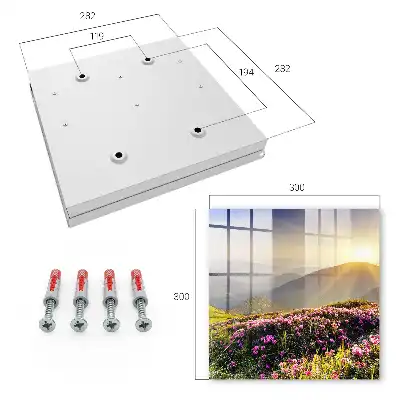 Decorative key box Mountain sunrise