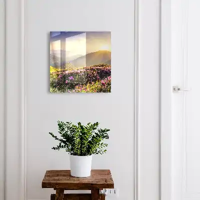 Decorative key box Mountain sunrise