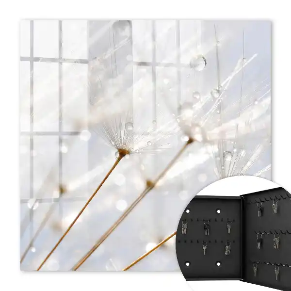 Wall mounted key cabinet The lightness of nature in the rain