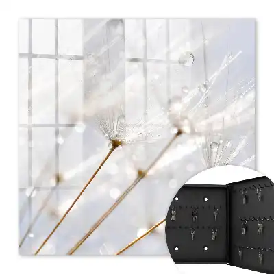 Wall mounted key cabinet The lightness of nature in the rain