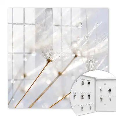Wall mounted key cabinet The lightness of nature in the rain