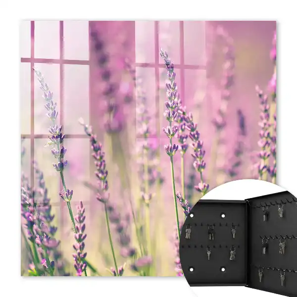 Key box for home A purple garden on a summer day