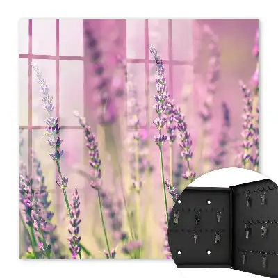 Key box for home A purple garden on a summer day