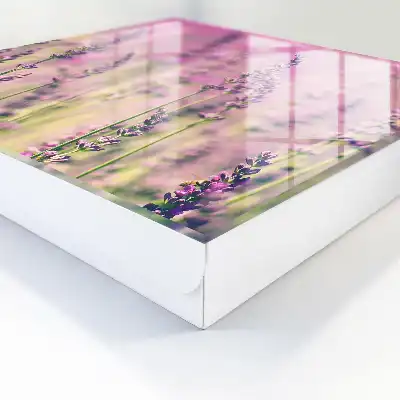 Key box for home A purple garden on a summer day