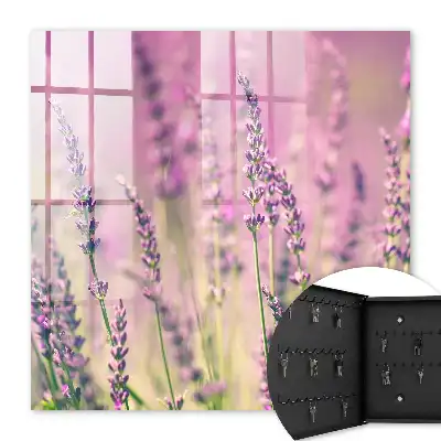 Key box for home A purple garden on a summer day
