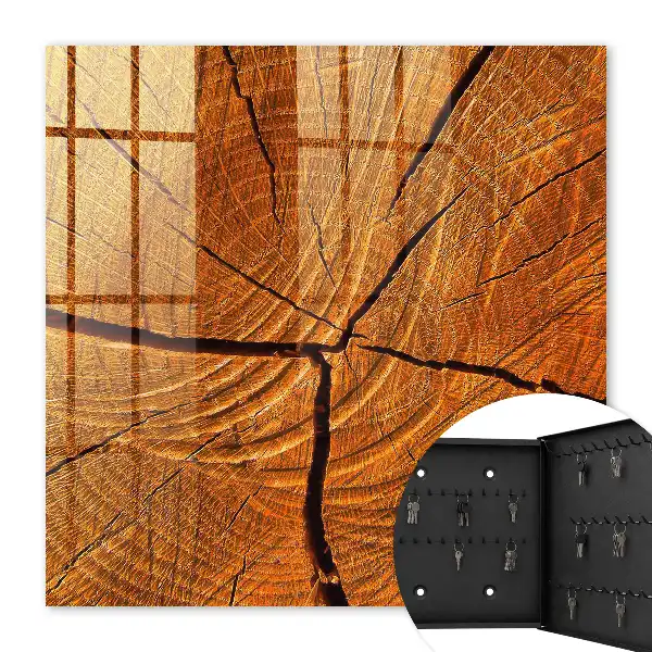 Decorative wood grain key box