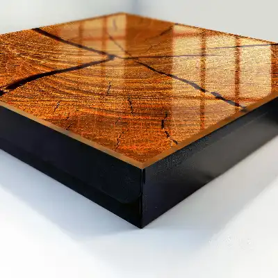 Decorative wood grain key box