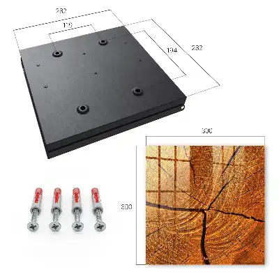 Decorative wood grain key box