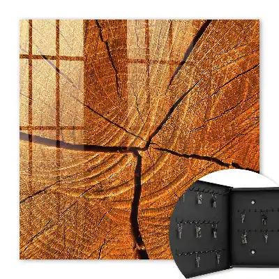 Decorative wood grain key box