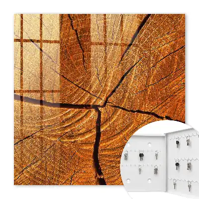 Decorative wood grain key box