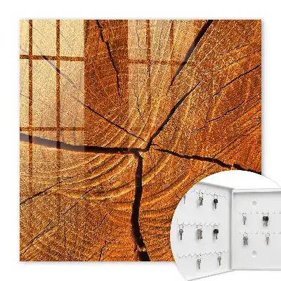 Decorative wood grain key box