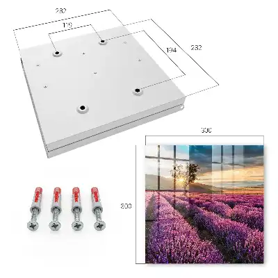 Key cabinet Lavender Sunset