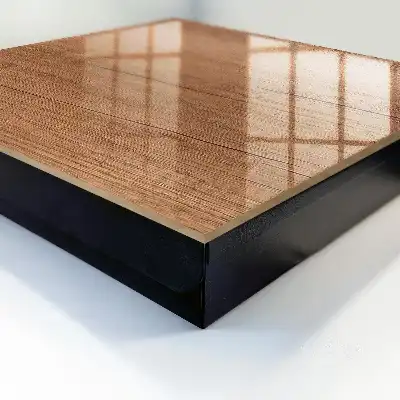 Decorative Wooden Key Box with Natural Grain