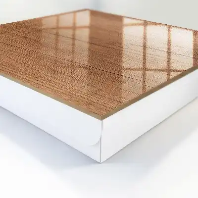 Decorative Wooden Key Box with Natural Grain