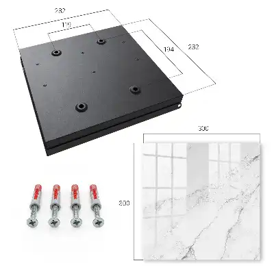 Gray patterned wall mounted key cabinet