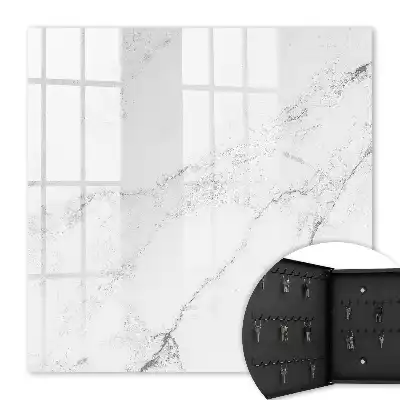 Gray patterned wall mounted key cabinet