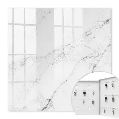 Gray patterned wall mounted key cabinet